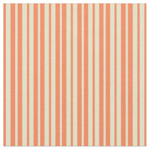 Blek Goldenrod & Coral Rand Tyg