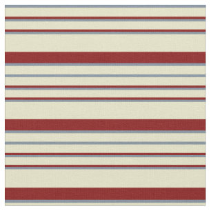 Blek Goldenrod, Light Slate Grått och Maroon Linje Tyg