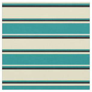 Blek Goldenrod, Mörk Cyan & Black Rand Tyg