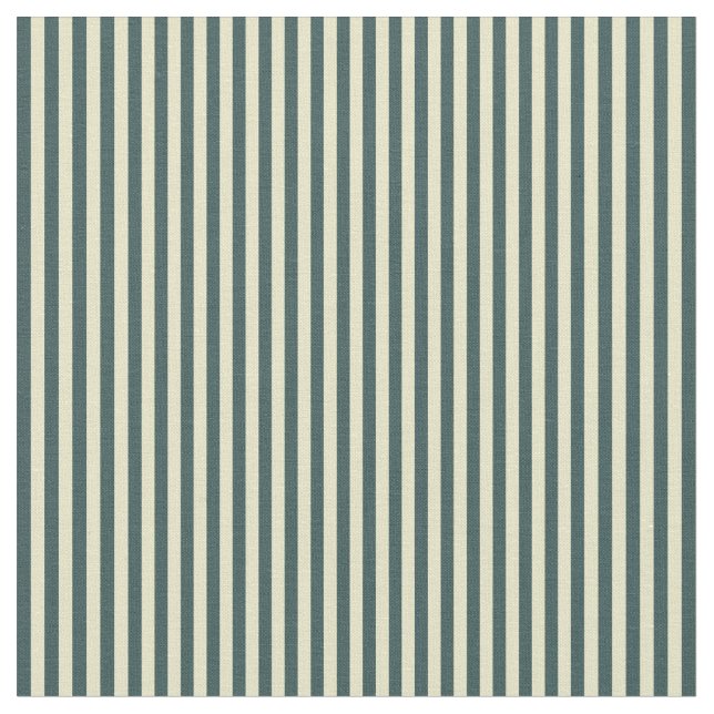 Blek Goldenrod & Mörk Slate Grått Färgad Rand Tyg (Närbild)