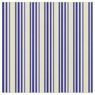 Blek Goldenrod och Blue Mönster Tyg
