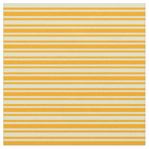Blek Goldenrod & Orange Lining Mönster Tyg