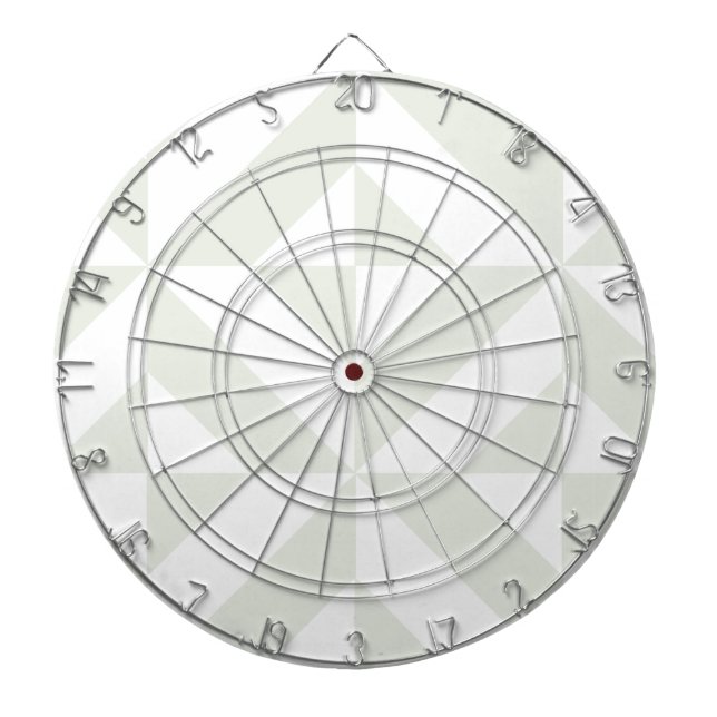 Blek Grått Geometric Deco Cube Mönster Darttavla (Framsidan)