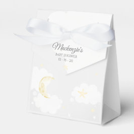 Blek Grått Twinkle Little Star Himlar Baby Shower Presentaskar