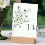 Blek Grönt Elegant Watercolor Wildblommor Bröllop Bordsnummer<br><div class="desc">Det här bordsnumret i bröllop har vackra,  handmålade,  vildblommor som ordnats som en bukett,  perfekt för vår,  sommar eller fallbröllop. Om du vill ha en mer avancerad anpassning av den här designen klickar du på BLUE DESIGN VERKTYG ovan! Matchande objekt är också tillgängliga.</div>