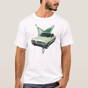 Blek - grönt Pontiac 1961 Ventura i frontal3/4 T Shirt