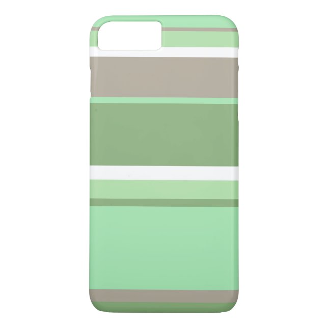 Blek grönt rand Case-Mate iPhone skal (Baksida)