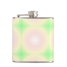 Blek Grönt Ro Vit 3D Optisk övertoning Mönster Fickplunta