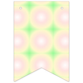 Blek Grönt Ro Vit 3D Optisk övertoning Mönster Vimplar