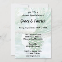 Blek Grönt Winter Gräs Cone Rehearsal Middag