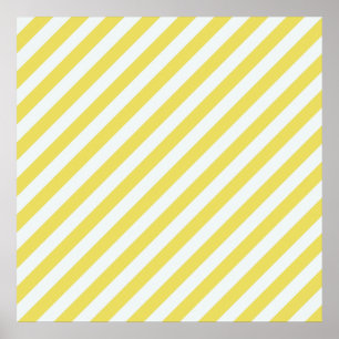 Blek Guld och White Rand av Shirley Taylor Poster