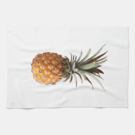 Blek Gult Grönt Yummy Pineapple Mönster Kökshandduk