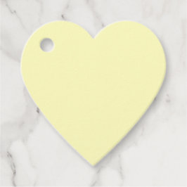 Blek Gult Heart Gåvor Etiketter