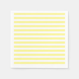 Blek Gult och Vita Rand Pappersservett