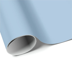 Blek Himlar Blue Solid Färg Skriv ut Presentpapper