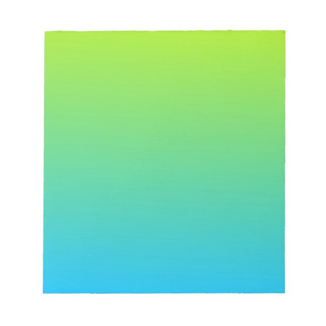 Blek kalk och blått två ton anteckningsblock (Framsida)