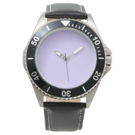 Blek Lavender Solid Färg Armbandsur