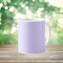 Blek Lavender Solid Färg Kaffemugg