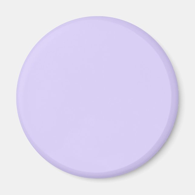 Blek Lavender Solid Färg Magnet (Framsidan)