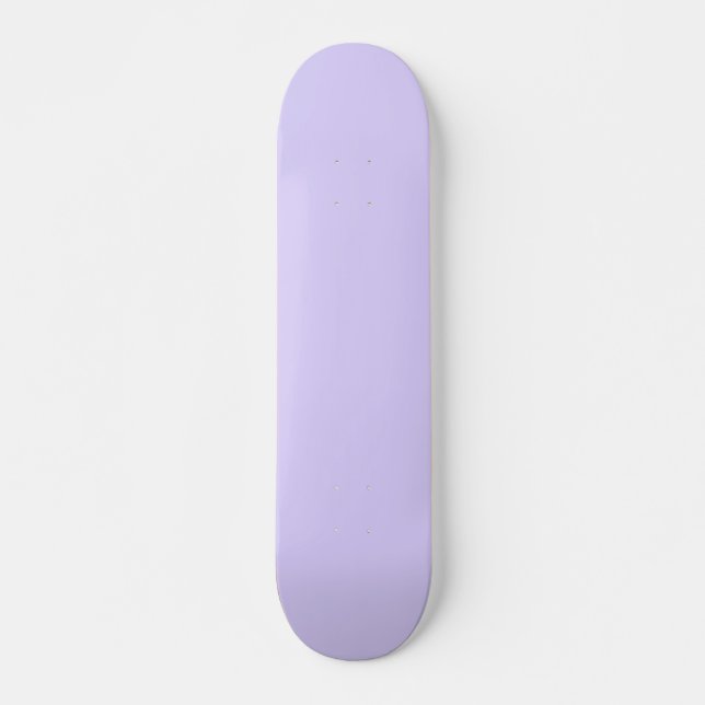 Blek Lavender Solid Färg Mini Skateboard Bräda 18,5 Cm (Framsida)