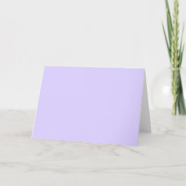 Blek Lavender Solid Färg Tack Kort