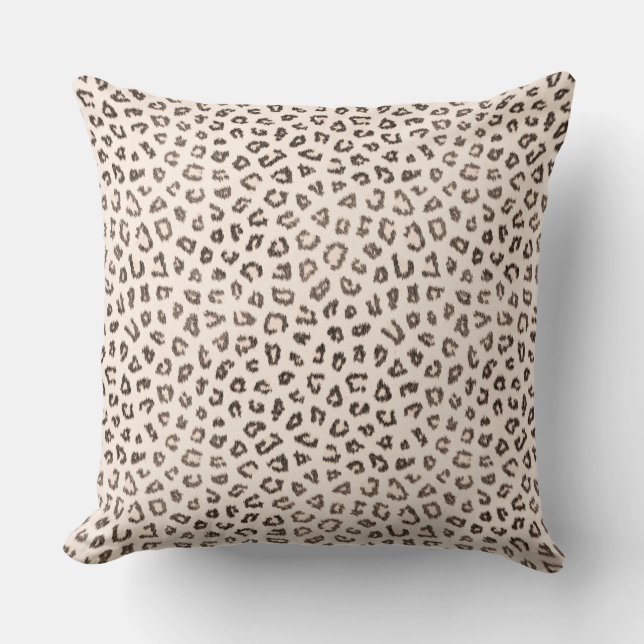 Blek Leopard Cushion Kudde (Framsida)