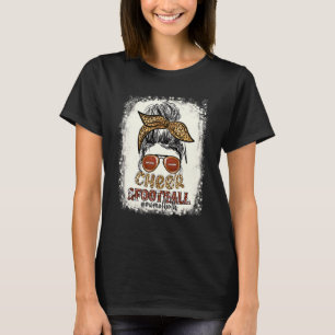 Blek Leopard Rufsigt Upphöjt Knutte Mor Till Både T Shirt