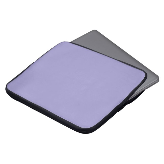 Blek Lila Solid Färg laptop sleeve (Framsida topp)