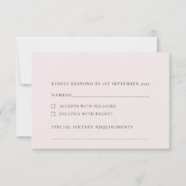 Blek  Ljus rosa, fast bakgrund med oformaterad bak OSA Kort