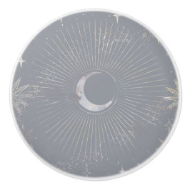 Blek Måne Burst Knopp