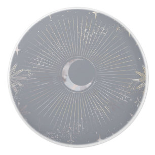 Blek Måne Burst Knopp