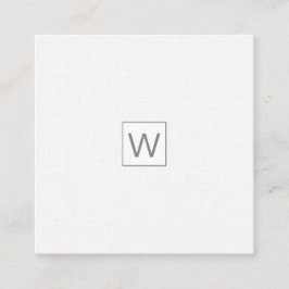 Blek Masculine Modern ALL TRADES-Professionell Fyrkantigt Visitkort