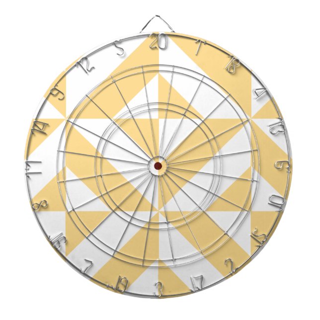 Blek Melon Geometric Deco Cube Mönster Darttavla (Framsidan)