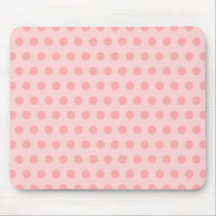 Blek och klassiskt Rosa Polka dots Musmatta