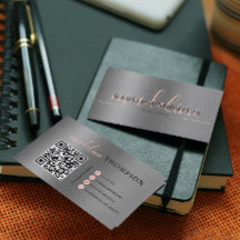 Blek Orange Metallic Push Steel-skript QR-kod