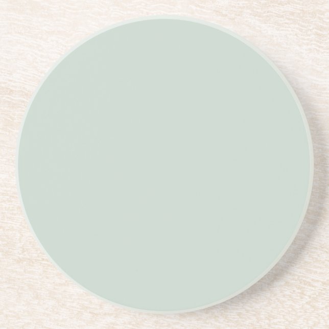 Blek Pastel Mint Grönt Solid Färg par till SW6456 Underlägg (Framsidan)