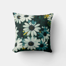 Blek Pastel Namaqualand Flowers Pillow Cushion Kudde