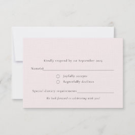 Blek  Pastel Rosa Enkel minimalt fast, vanligt, fa OSA Kort