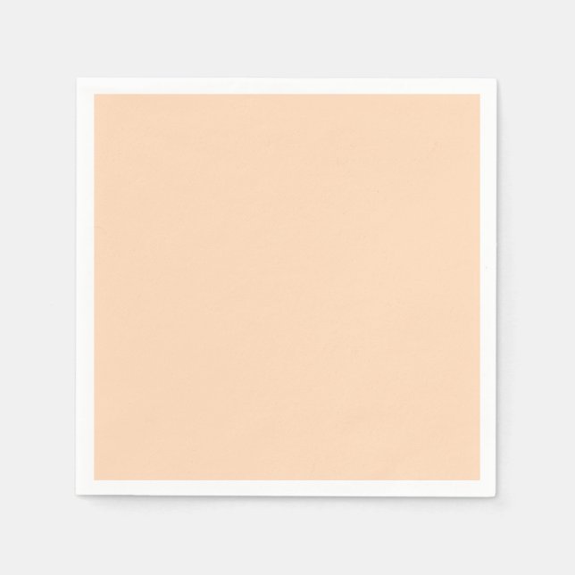 Blek Peach Angelskin Coral Pastel i sommartidskrif Pappersservett (Framsidan)