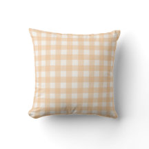 Blek Peach Basic Gingham Checkered Mönster