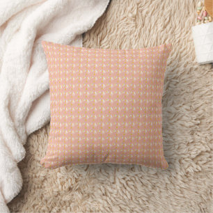 Blek Peach White Flecked Dekorativ kudde