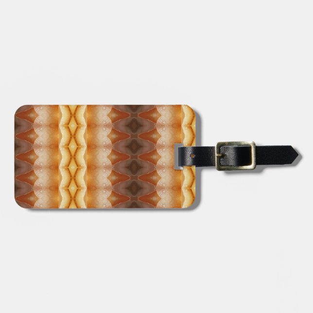 Blek Peachy Ikat 6 Bagagebricka (Horisontell Framsida)