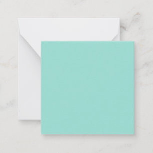 Blek Robin Egg Blue Solid Färg Anteckningskort