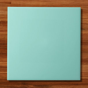 Blek Robin Egg Blue Solid Färg Kakelplatta