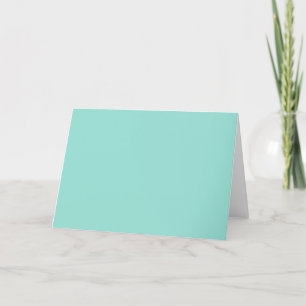 Blek Robin Egg Blue Solid Färg Tack Kort