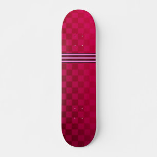 Blek Rödrutig Skateboard Bräda 21,5 Cm