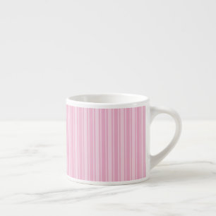 Blek rosa candy rand espressomugg