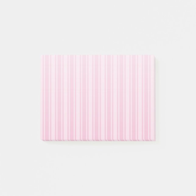 Blek rosa candy rand post-it block (Framsida)