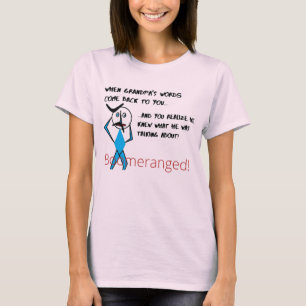 Blek Rosa - Farfars Ord Boomeranged T Shirt