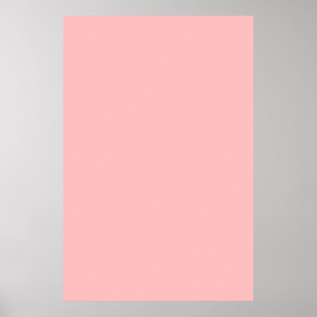 Blek Rosa Färg Poster (Framsidan)